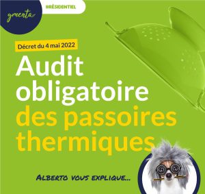 AUDIT OBLIGATOIRE DES PASSOIRES THERMIQUES