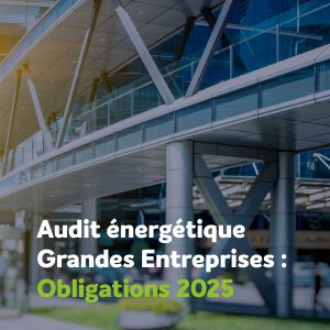 Audit énergétique obligatoire pour les grandes entreprises