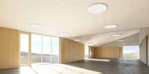 Construction d'une salle des fêtes à énergie maîtrisée — Commune de Beynes — vue 1